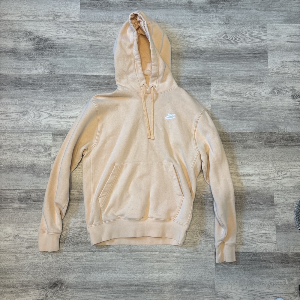 Nike Men's Orange Hoodie Sweater